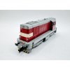 TT - Lokomotiva 742 218 ČD Kocour, červená s pruhem / MTB 742218