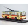 1:43 - trolejbus Škoda 14tr béžový / červený / Herpa 83SSM4042