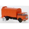 H0 - popelářský vůz LIAZ 706 oranžový 1970 CZ / Brekina 71874