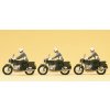 H0 - Policie na motocyklech / Preiser 16833