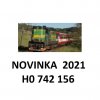 H0 - lokomotiva 742-156 KOCOUR ČD / MTB H0 742156