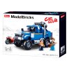 stavebnice Sluban Model Bricks M38-B0813 Off Road Modrý Pickup s motorkou