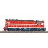 H0 - Dieselová lokomotiva DF7C Shanghai Railway + DSS PluX22 / PIKO 52712