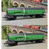 479643 2 h0 set 2 cisternovych vozu green cargo roco 76026