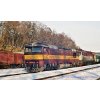 TT - Dieselová lokomotiva ČD 751 184 Bardotka / MTB751184