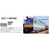 DCC/ZVUK H0 - elektrická lokomotiva 363 074 ČSD modro-žlutá, Eso / A.C.M.E. 69610
