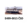 TT - el. lokomotiva E499 0015 ČSD Bobina /  MTB E4990015