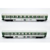 TT - 2-dílný set osobních vozů Y/B, ČD, vůz 1. třídy A + 2. třídy B / ROCO 6280010