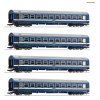 H0 - 4-dílný set rychlíkových vozů Y/B 70 MÁV / ROCO 6200031