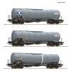 H0 - 3-dílný set cisternových vozů Millet / ROCO 6600091