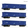 SLEVA! H0 - 3 dílný set otevřených vozů Eaons PKP Cargo / ROCO 6600100