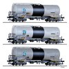 TT - 3-dílný set cisternových vozů Zas „KVG“, DR / TILLIG 01089