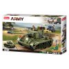 stavebnice Sluban Army Střední tank 2v1 a protiletecké dělo / B38-B0860