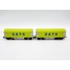 TT - Sada 2 plachtových vozů Shimmns GATX / ROCO 6680011
