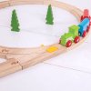 Funkční přehazovací výhybka 2 ks / Bigjigs Rail  BJT219