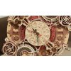 RoboTime 3D dřevěné mechanické puzzle Hodiny s kalendářem
