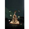 RoboTime 3D dřevěné mechanické puzzle Kouzelné violoncello (elektrický pohon)
