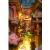 RoboTime 3D Puzzle Zarážka na knihy "Falling Sakura" (dřevěná)