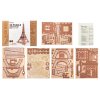 RoboTime 3D Dřevěné puzzle Rolife Noc Eiffelovy věže svítící