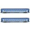 H0 - set 2 os. vozů 2 tř. Bmz ČD, Eurofima / ROCO 6200157