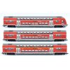 H0 - DCC Sada 3 patrových vozů DB AG / ROCO 6210144
