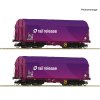 TT - 2dílná sada: Vagony s posuvnými plachtami Rail Release / ROCO 6680024