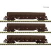 N - Set 3 plošinových vozů s ocelovou trubkou, ÖBB, IV / Fleischmanm 6660142