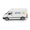 Kovové auto PPL s otevíracími dveřmi 12 cm / RAPPA 255777