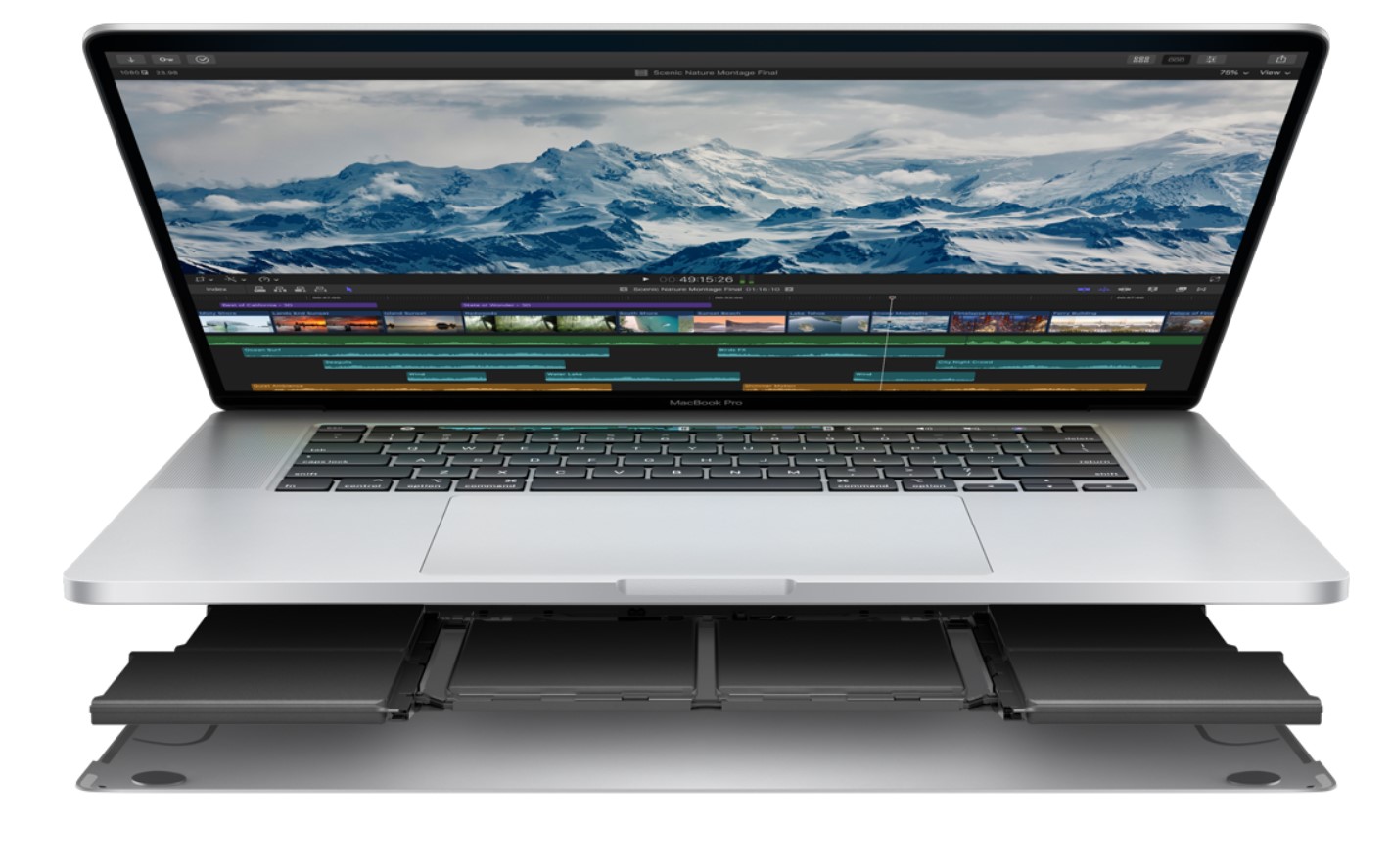 MacBook 16 Pro displej