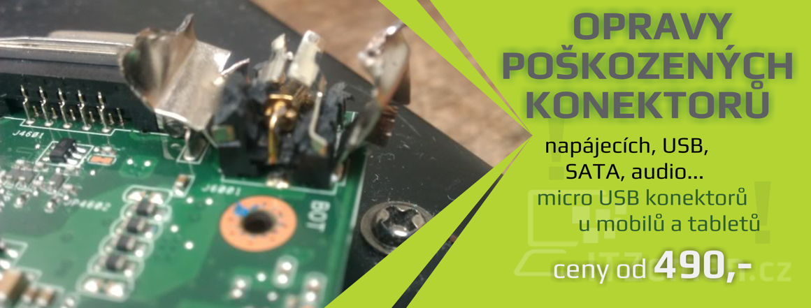 Opravy poškozených konektorů
