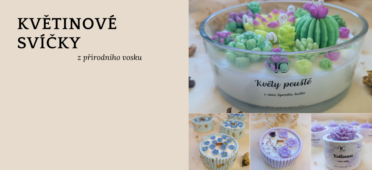 kvetinové svícky