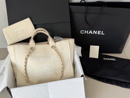 Chanel velka letna nutela biela