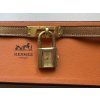 Hermès Kelly Watch – Gold / Brown Leather (1982)