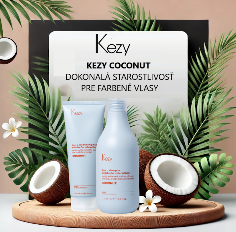 KEZY Coconut – Profesionálna starostlivosť o farbené vlasy