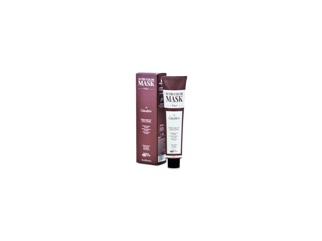Design Look - Nutri Color mask -.77 - Chocolate (Čokoláda) 120 ml  Farebná maska ​​4v1