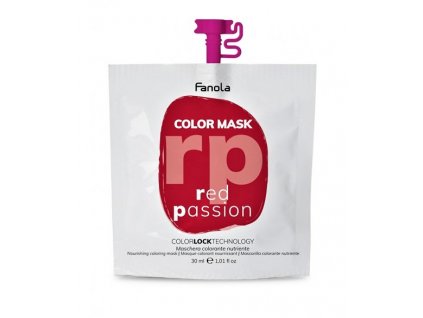 Fanola Color Mask -Red Passion (červená)  -farebná maska-30ml