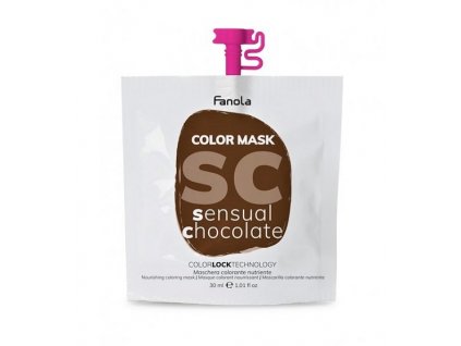 Fanola Color Mask -Red Passion (červená)  -farebná maska-30mlFanola Color Mask -Sensual Chocolate (čokoládová)  -farebná maska-30ml