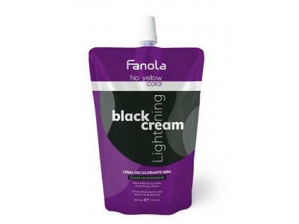 Fanola No Yellow Black Cream 500 g-Neutralizačný odfarbovací krém.