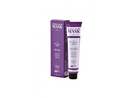 Design Look - Nutri Color mask - .22 - Intensiv Violet-Intenzívna fialová-120 ml  Farebná maska ​​4v1