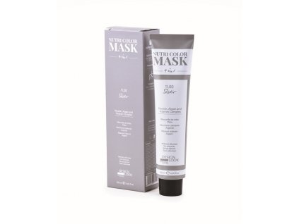 Design Look - Nutri Color mask - 11.00 - Silver (strieborná) 120 ml  Farebná maska ​​4v1