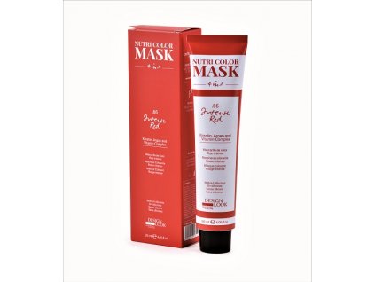 Design Look - Nutri Color mask- Intesiv Red - .66 (intenzívna červená) 120 ml  Farebná maska ​​4v1
