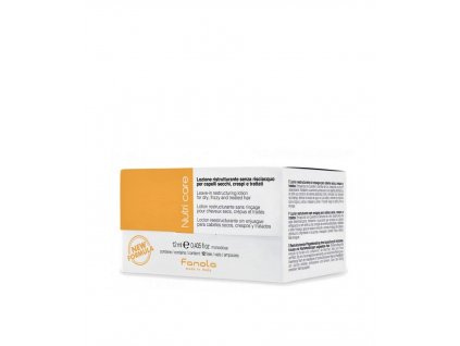 Fanola Nourishing hydratačné ampulky bez oplachovania 12 ml x 12 ks   Sérum pre suché, poškodené a ošetrované vlasy,