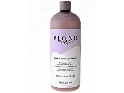 Inebrya  Blondesse Blonde Miracle Shampoo - Šampón pre blond vlasy 1 000 ml