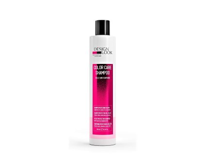 Design Look Color Care šampón 300 ml  Šampón na ochranu farby obohatený o zlato a diamant na farbené alebo melírované vlasy