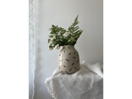 Ručně malovaná keramická váza