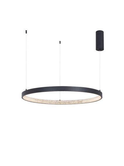 Závěsné LED svítidlo PRESTON, 50W 3000K stmívatelné (Barva Černá)