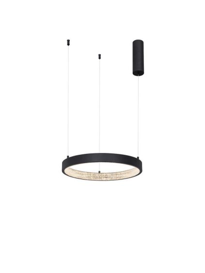 Závěsné LED svítidlo PRESTON, 25W 3000K stmívatelné (Barva Černá)