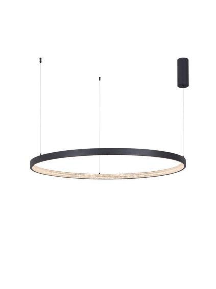 Závěsné LED svítidlo PRESTON, 60W 3000K stmívatelné (Barva Černá)
