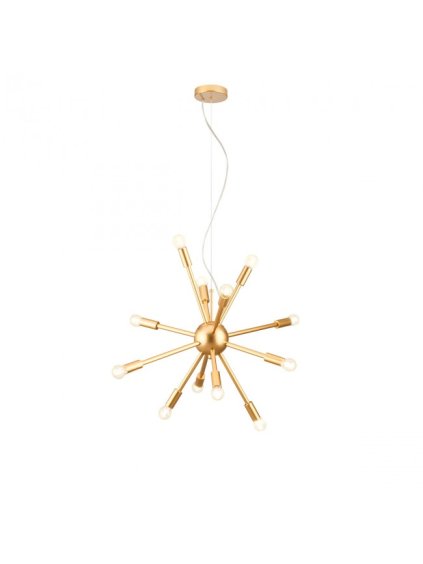 Závěsná lampa Stellar, 12x E14 (Barva zlatá)