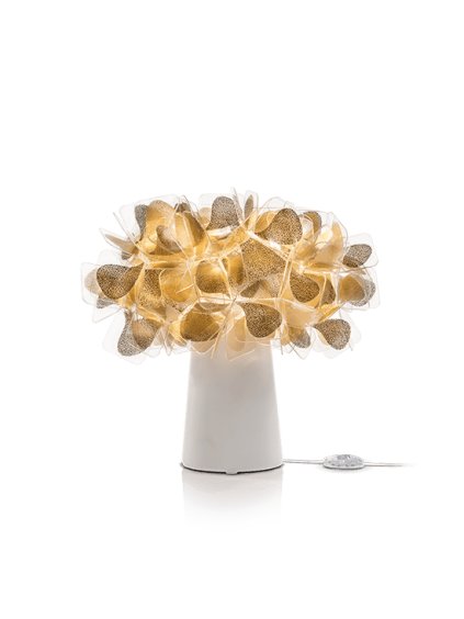 lampada tavolo clizia batteria mama non mama oro lightbase